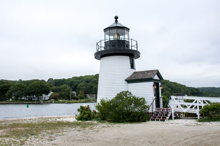 Mystic Seaport Lighthouse in Connecticut.