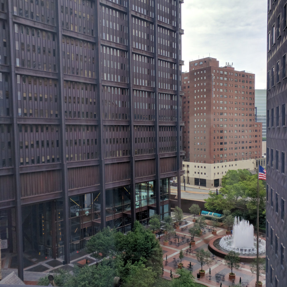 view from kimpton hotel monaco pittsburgh