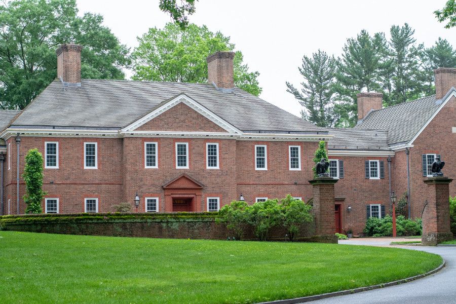 The house at Mt. Cuba Center in Delaware.