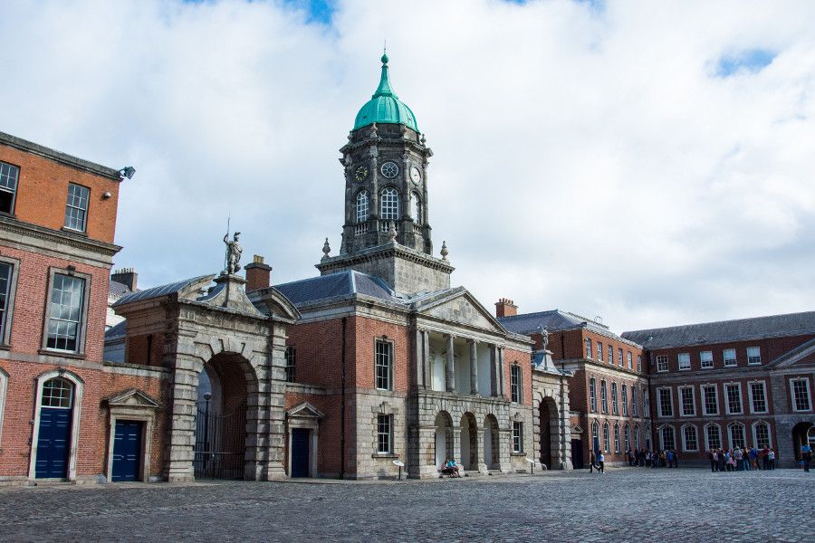 The square inside Dublin Castle.