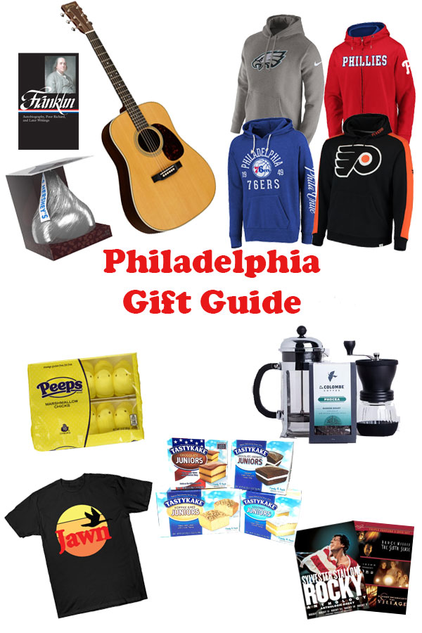 Looking for a gift for a special someone? Spoil someone dear to you with one of these unique Philadelphia gifts from tasty treats to wearable items! #philadelphia #philly #visitphilly #gifts #giftguide