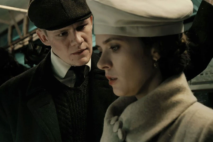 Max von der Groeben as Kommissar Paul Severin in a scene from the German post-war noir film Hinterland.