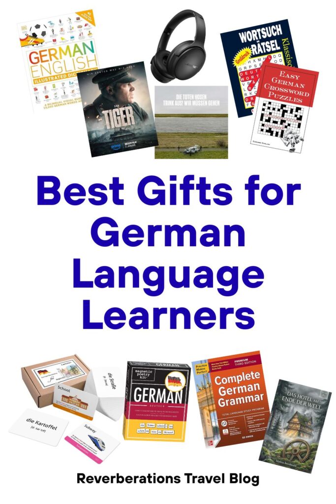 Discover thoughtful gifts for German language learners, from grammar workbooks and graded readers to German music, films, games, and study tools.